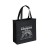 Custom Printed Non-Woven Tote Bag- Black